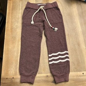 Sol Angeles Maroon Sweatpants 4T